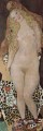 Adam y Eva Gustav Klimt Desnudo impresionista